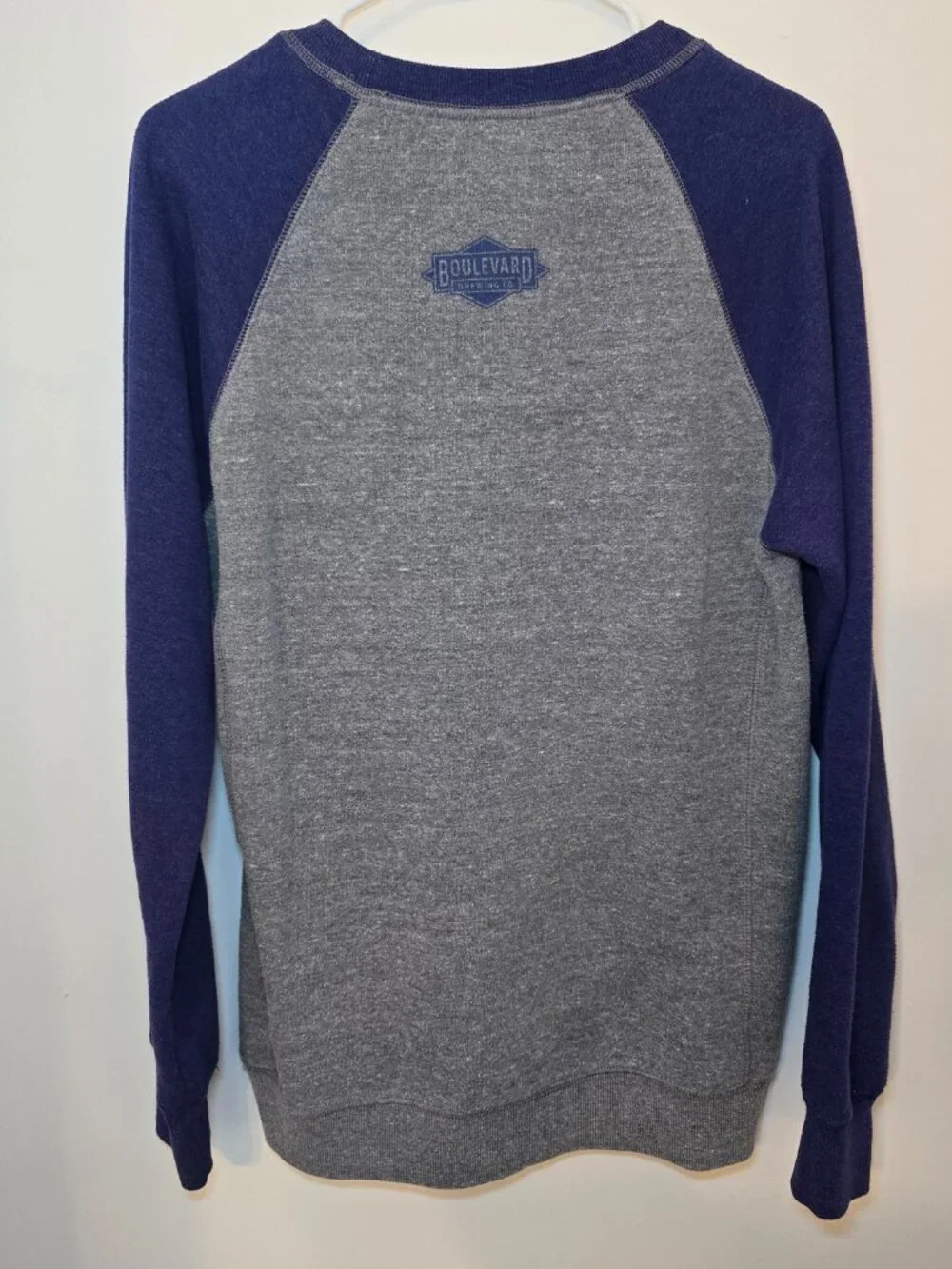 Charlie Hustle BLVD Boulevard Brewing Company Long Sleeve Shirt Mens Medium KC